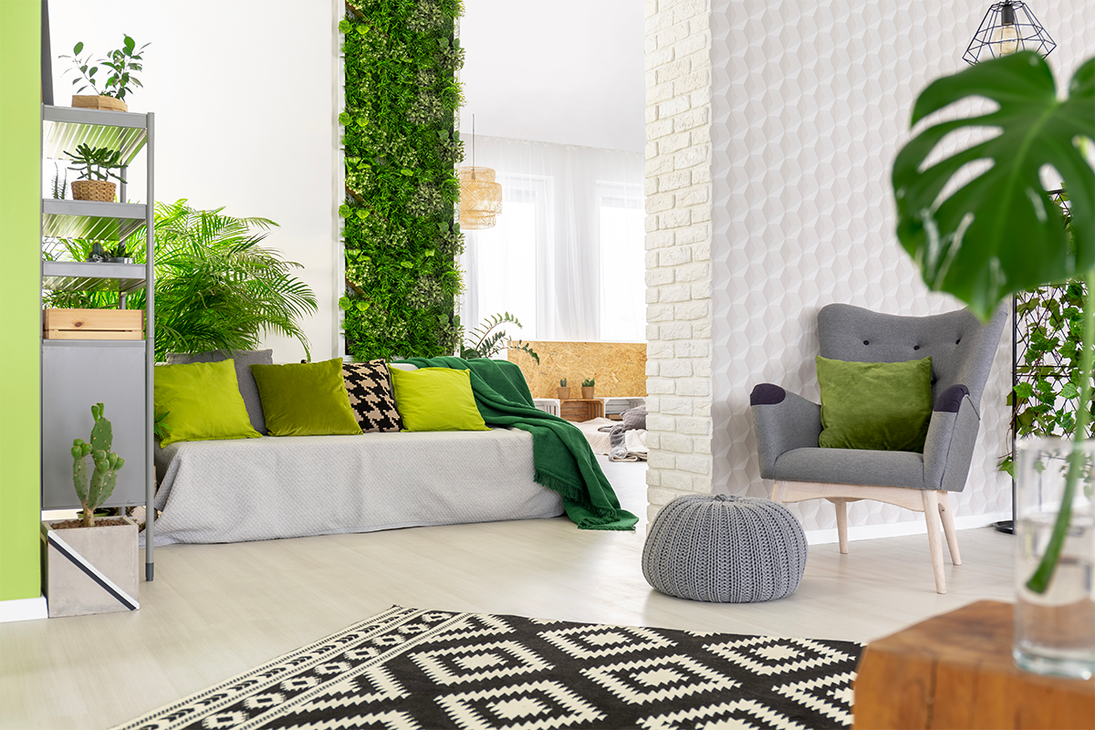 La tendenza decor clorofilla per fare bella la tua casa per la primavera 2021