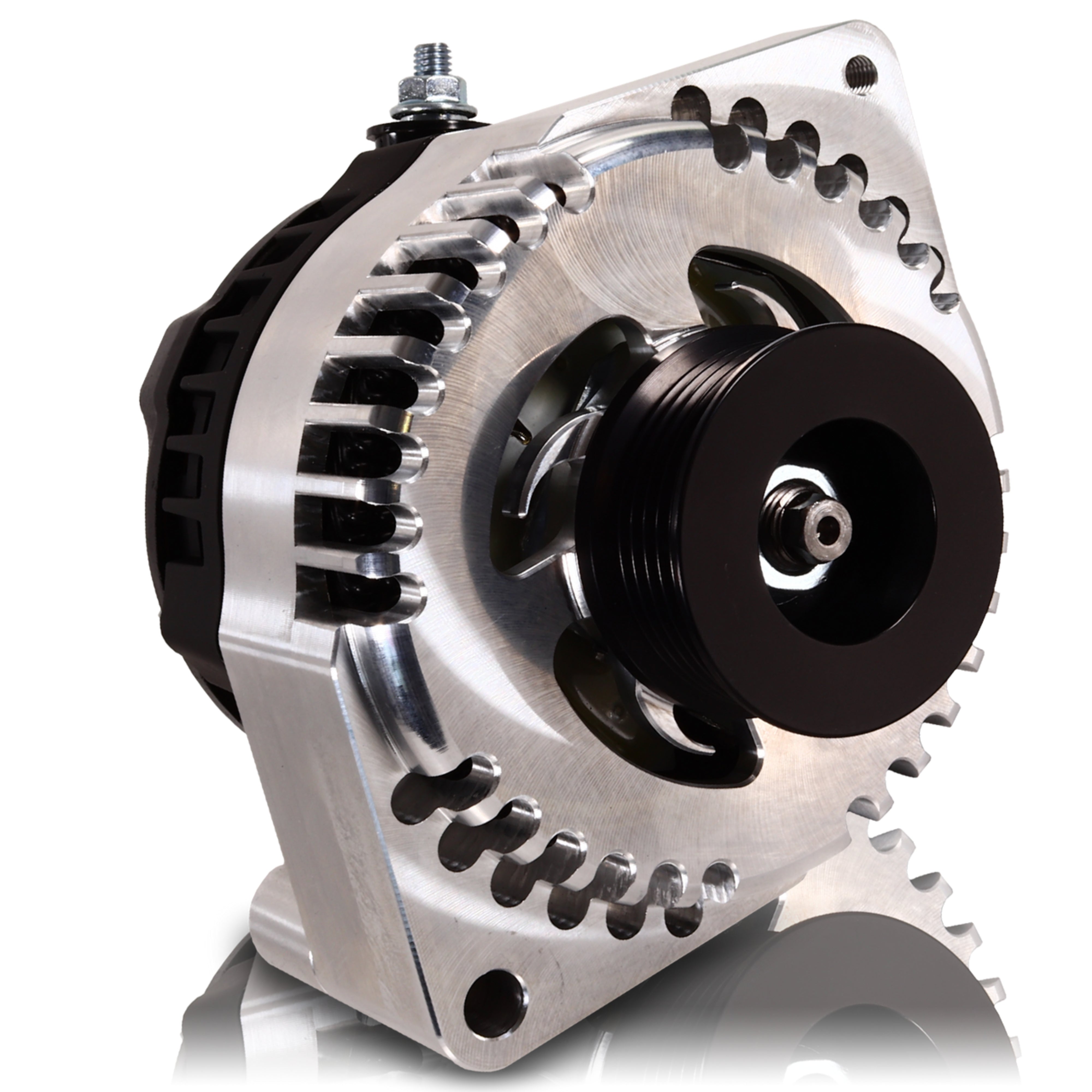 Mechman S-Series Billet 240 Amp Alternator For 1987-1992 5.0L 6/12 Ford 6S
