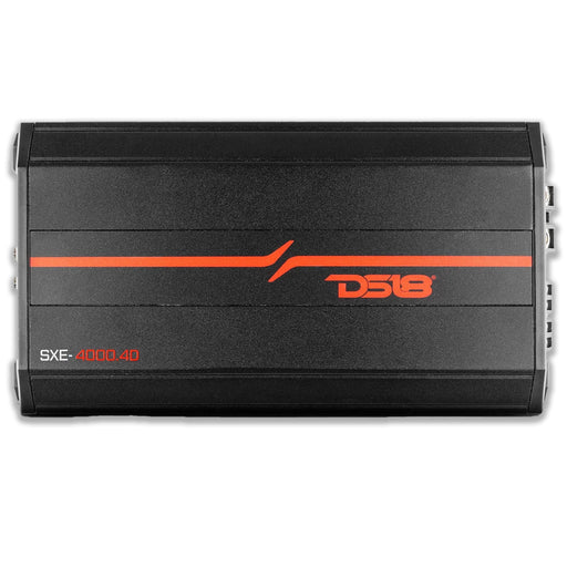 DS18 Car Audio Full Range 4 Channel 4000W Amplifier Class D Red SXE-4000.4D
