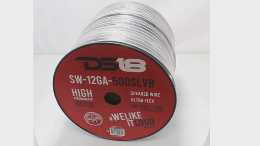 DS18 SW-12GA-500RB 12-GA Speaker Wire 500 Feet Red