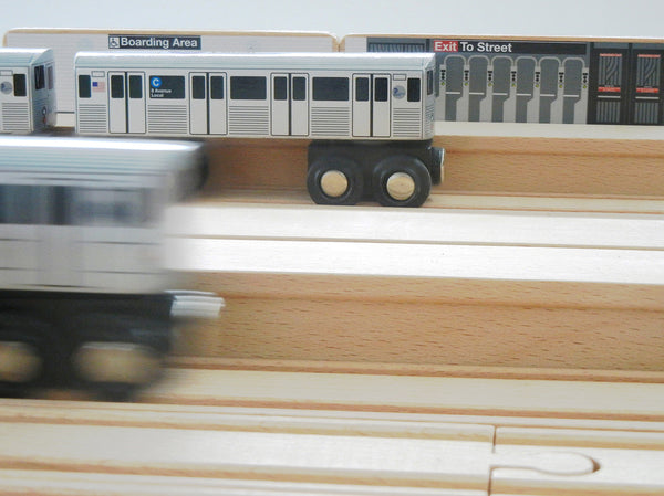 mta wooden train set