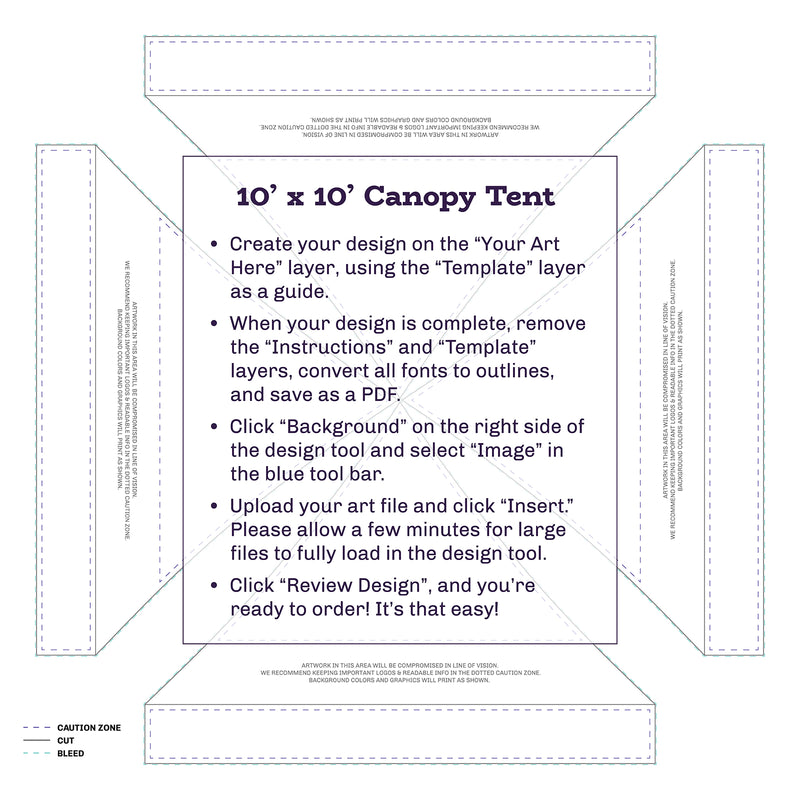 Canopy Tent Template