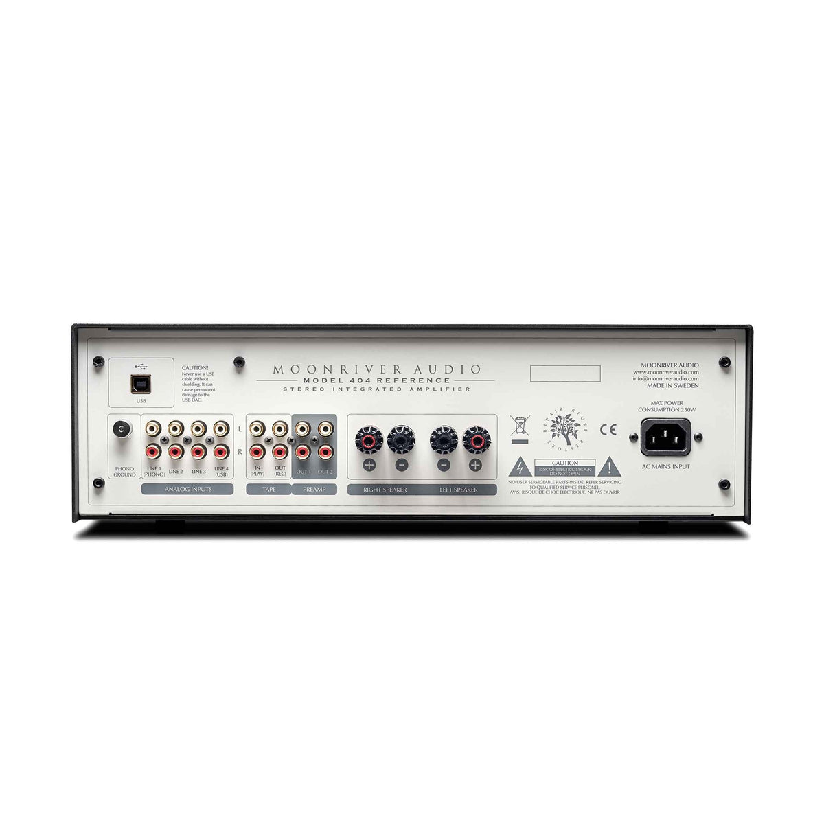 Moonriver Audio – 404 Reference Integrated Amplifier – Trimira