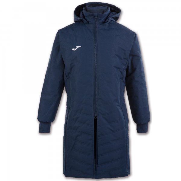 JOMA LONG ANORAK WITH OPENINGS WITH ZIPPER ON THE LOW DOWN AND DOUBLE HANDLE FOR OPTIMAL FIT. IT INCLUDES REMOVABLE HOOD, INNER POCKET AND RIBBING AT THE CUFFS FOR OPTIMAL FIT.