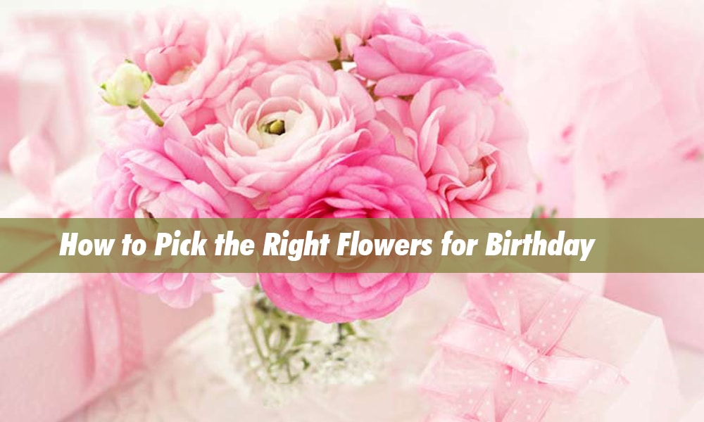 How to Pick the Right Flowers for Birthday