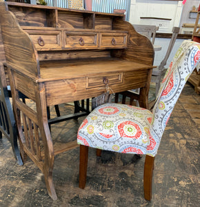 Montclair Warm Brown Writing Desk Copper Barn Home