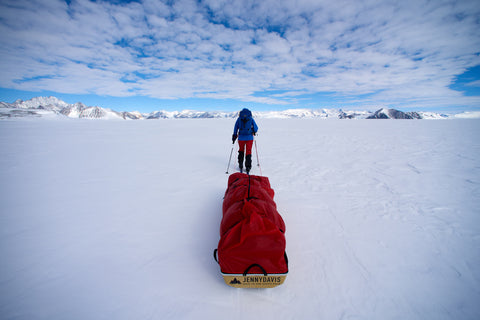 Jenny Wordsworth in Antartica 