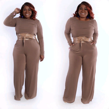 Terry Long sleeve Jumpsuit ( 8 colors)