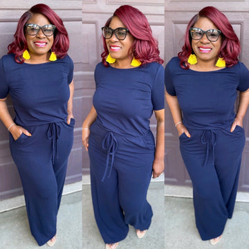 Tammy Short Sleeves Jumpsuit (5 colors)