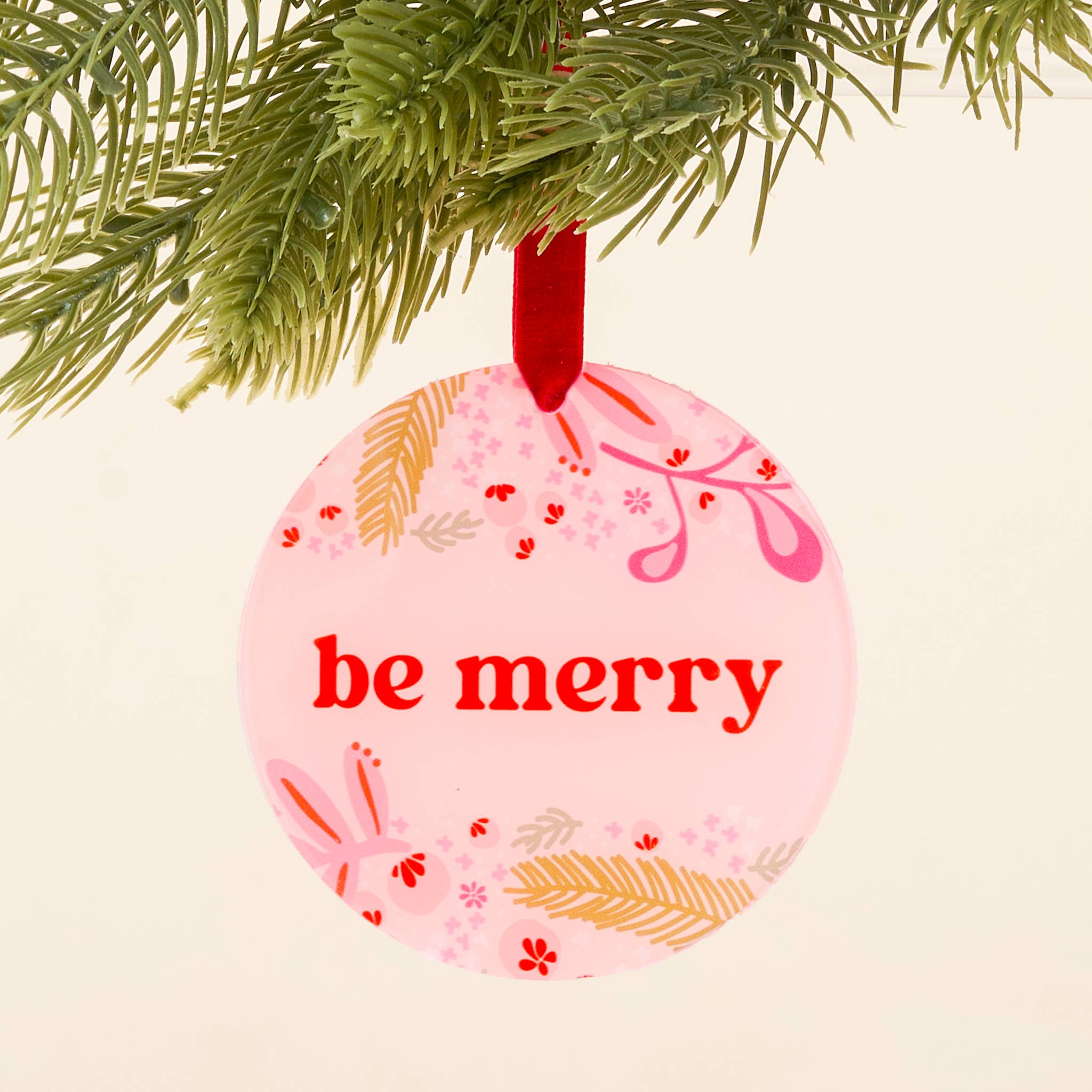 Tree Ornament - Be Merry