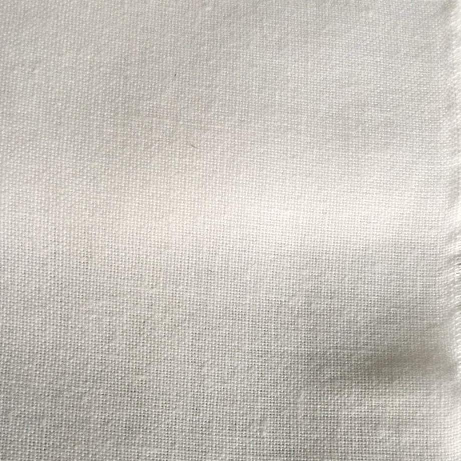 CF-40 White Shade Solid Dyed Woven Cotton Flex Fabric