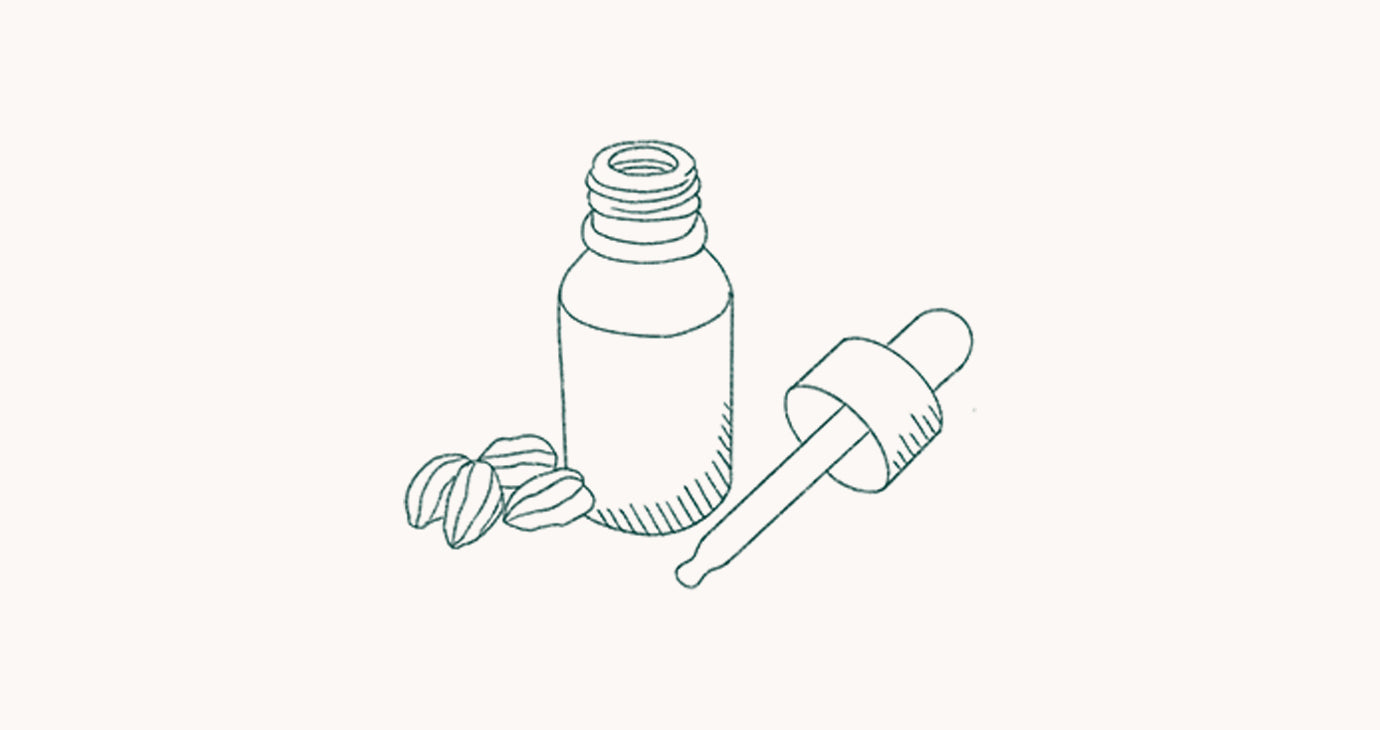 Illustration of jojoba oil