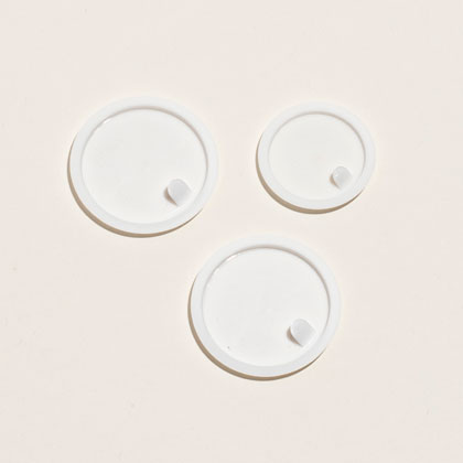 White Plastic Sealing Discs