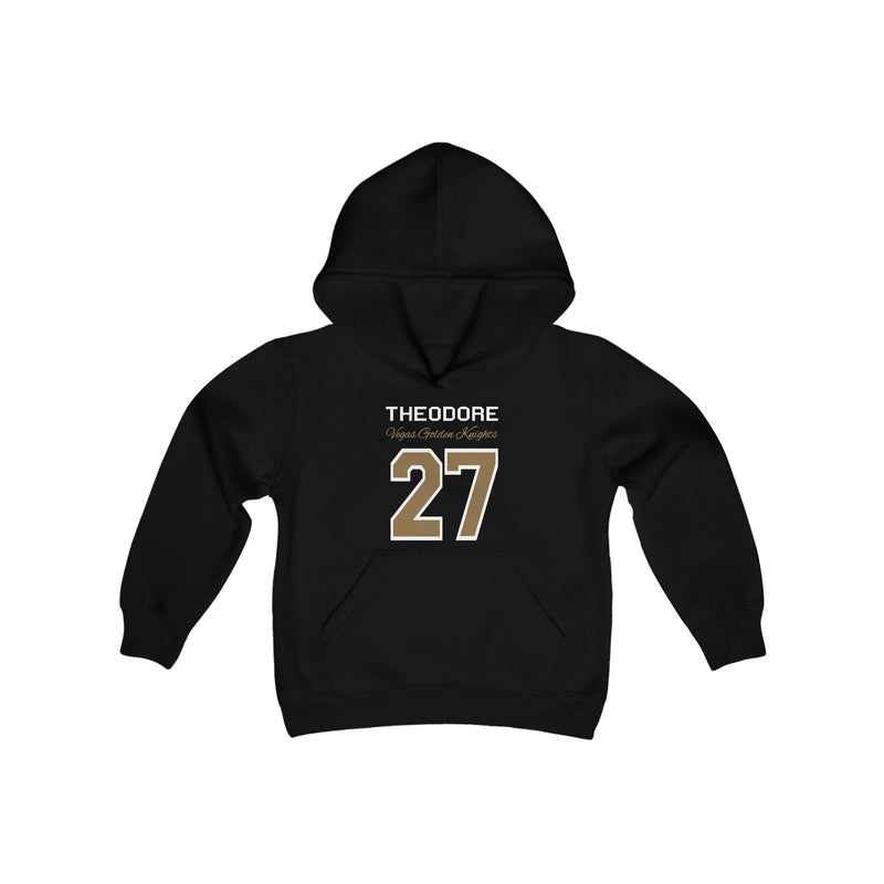 Theodore 27 Vegas Golden Knights Retro Unisex Hooded Sweatshirt