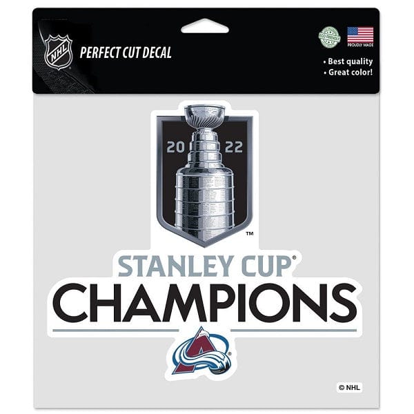  Colorado Avalanche Championship Sticker Stanley Cup