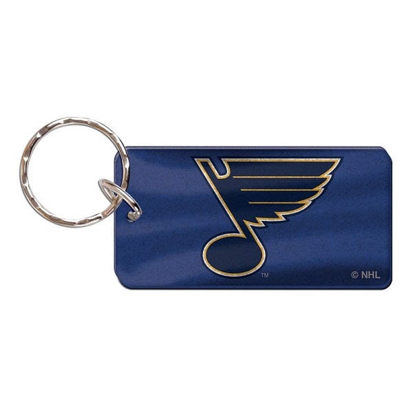 St. Louis Blues State-Shaped Freeform Keychain - St. Louis Sports Shop