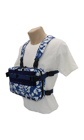 Goliath Admin Pouch Chest Rig Side Hawaiian Tropical Fabric Wilde Custom Gear