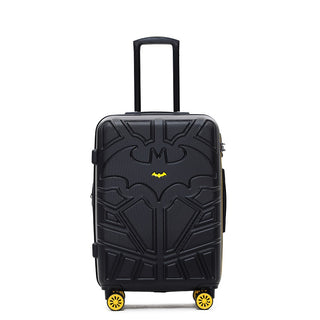 Batman - 19in Small 4 Wheel Hard Suitcase - Black | Bags To Go