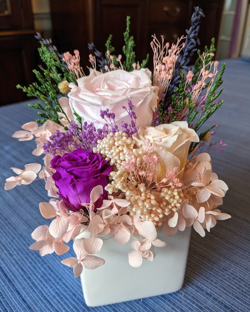 host a flower arranging party for your spring bridal shower