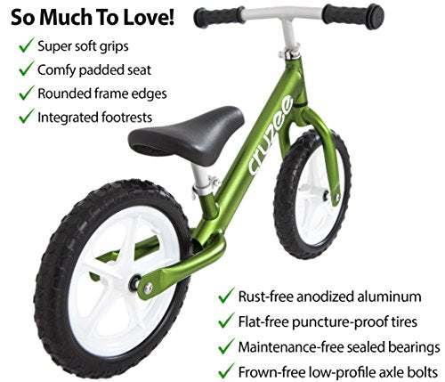 cruzee ultralite balance bike for ages 1.5 to 5 years