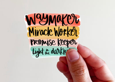 Way Maker' Sticker