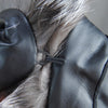 2022 Winter Women Real Fox Fur Coats Skin Real Rabbit Fur Inner Warm Jackets With Real Fox Fur Collar Ladies Outerwear