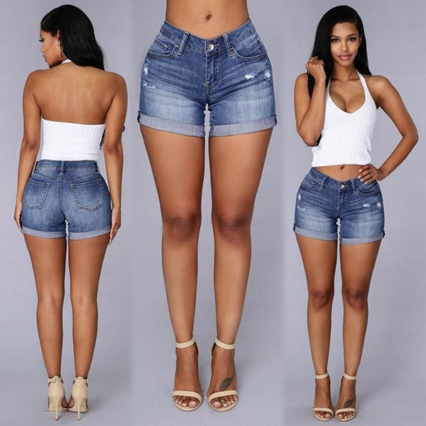 high waisted jeans short girl