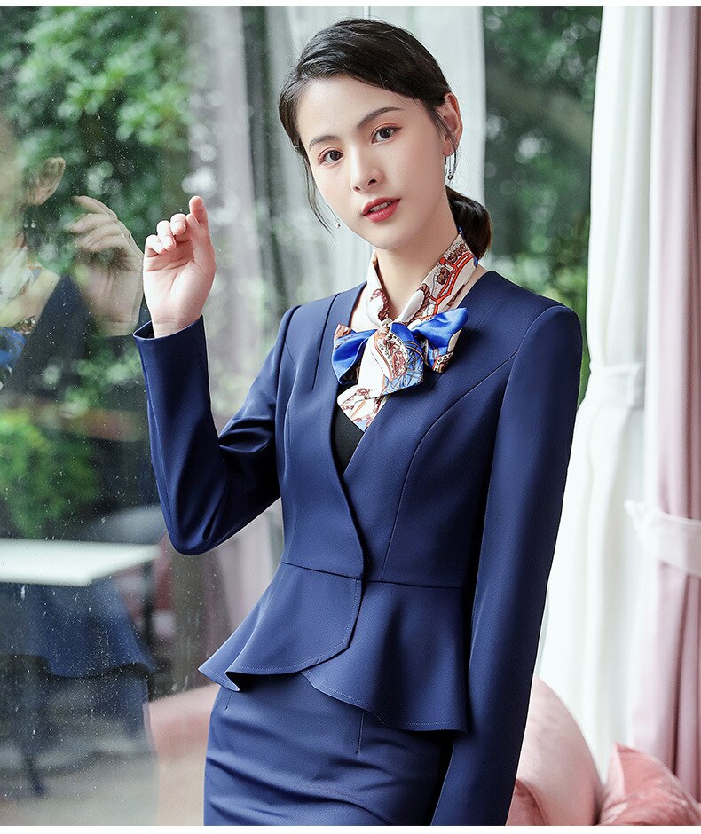 IZICFLY Spring Japanese Women Blazers For Office Wear With Skirt Suit ...