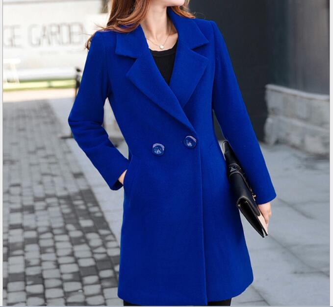 Plus Size 4XL Spring red Long Jacket Female Coats Blazer Feminino Long ...