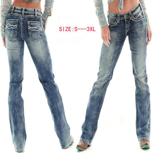 low rise loose fit women's jeans
