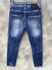 jeans classic,Authentic DSQUARED2,Retro,Italian brand ,Women/Men Jeans,locomotive,Jogging jeans,Dsq005-2