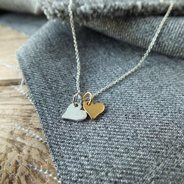 Becoming Double Heart Necklace