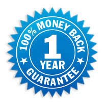 1 Year Money Back Total Satisfaction Guarantee