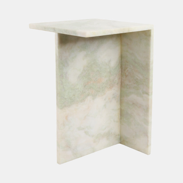 Square Marble Accent Table