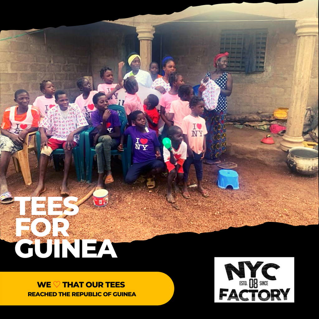 Tees for charity Guinea Africa