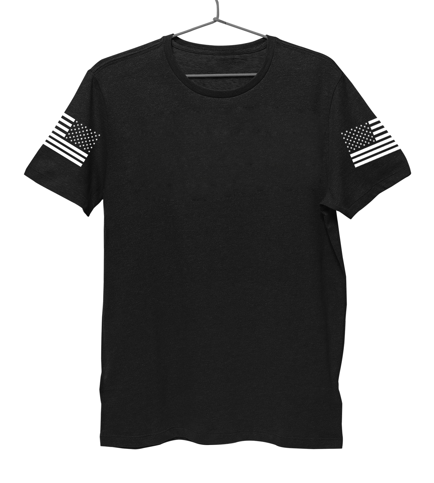 Mens USA flag tee Sleeve Print Ultra Soft Screen Printed T-Shirt