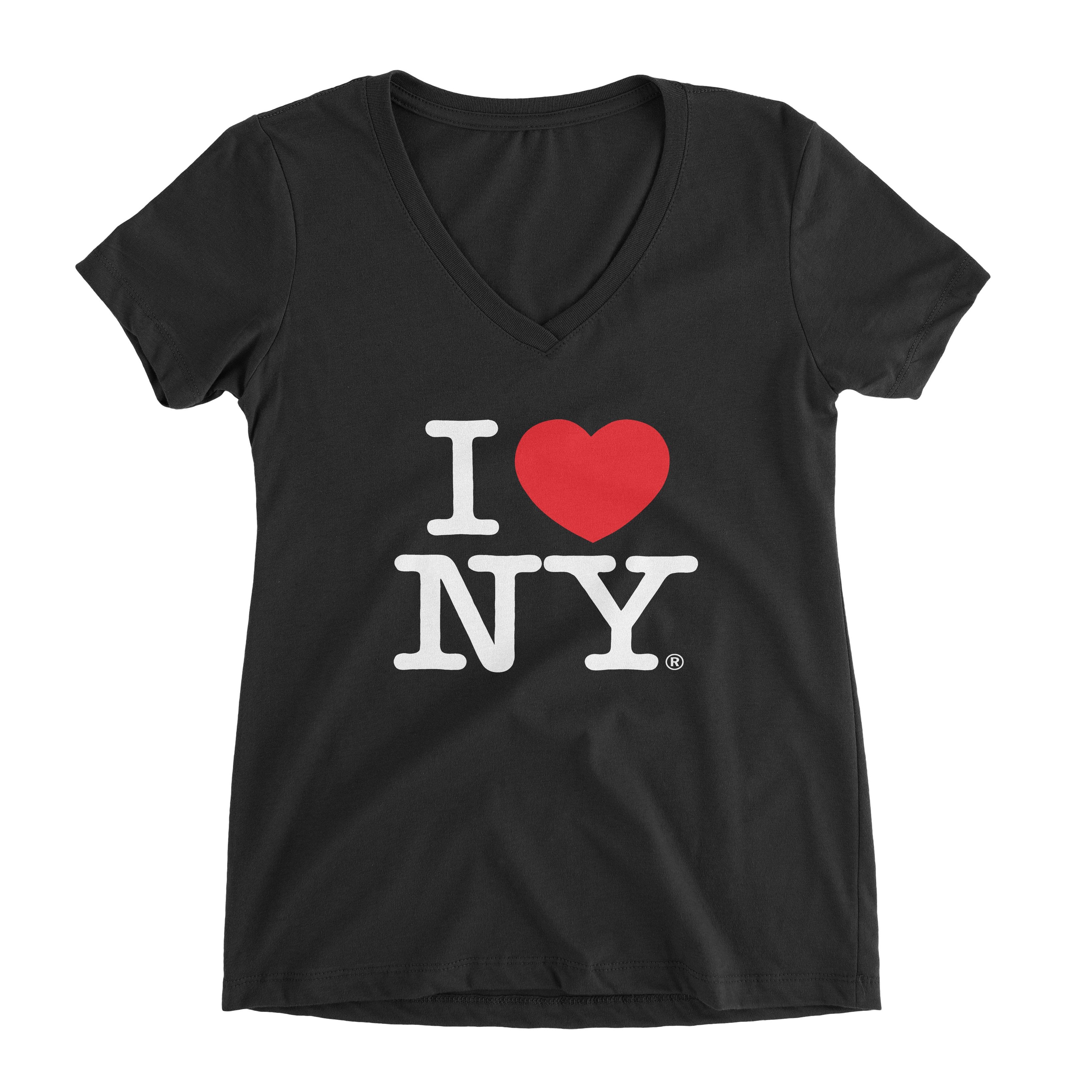 Ladies New York City T-Shirt Charcoal White NYC Tee Womens