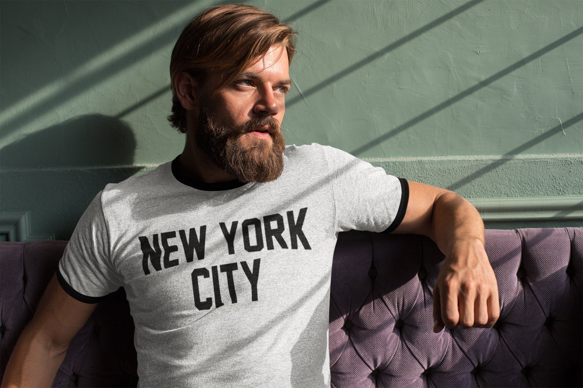 The Goozler New York City Photo NYC Retro - Ringer T-Shirt