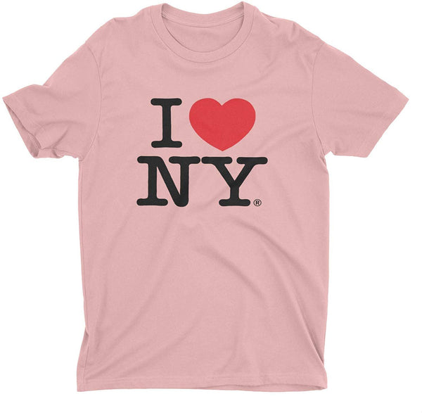 I Love NY Kids T-Shirt Tee Light Pink