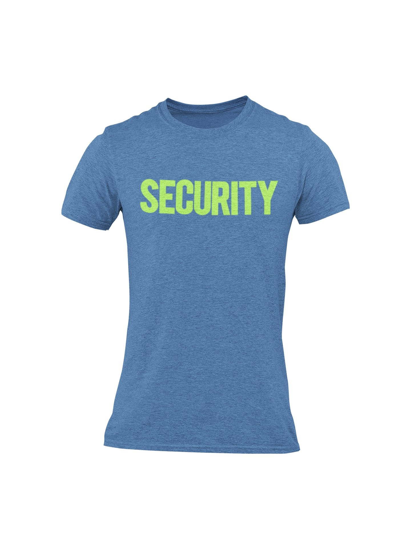 Security T-Shirt Front Back Print Men's Tee Staff Event Uniform Bounce