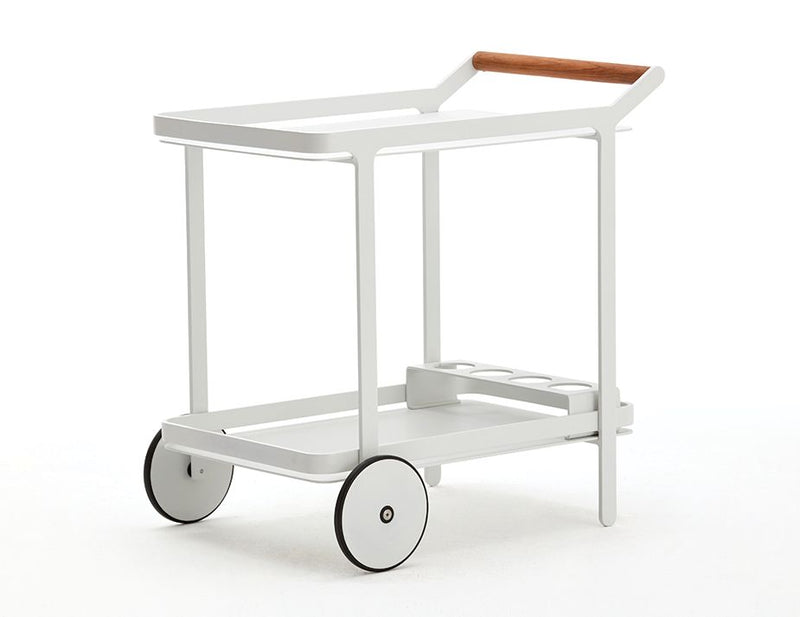 Imola Outdoor Bar Cart - White