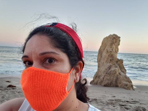 Always wearing the mask!
