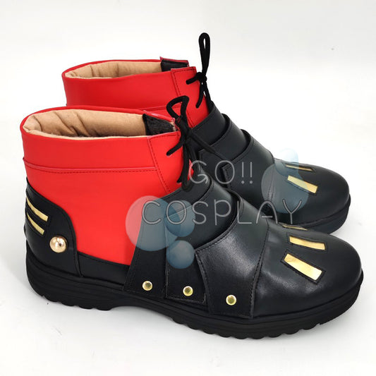  HPY Chainsaw Denji Cosplay Shoes Boots PU Cosplay