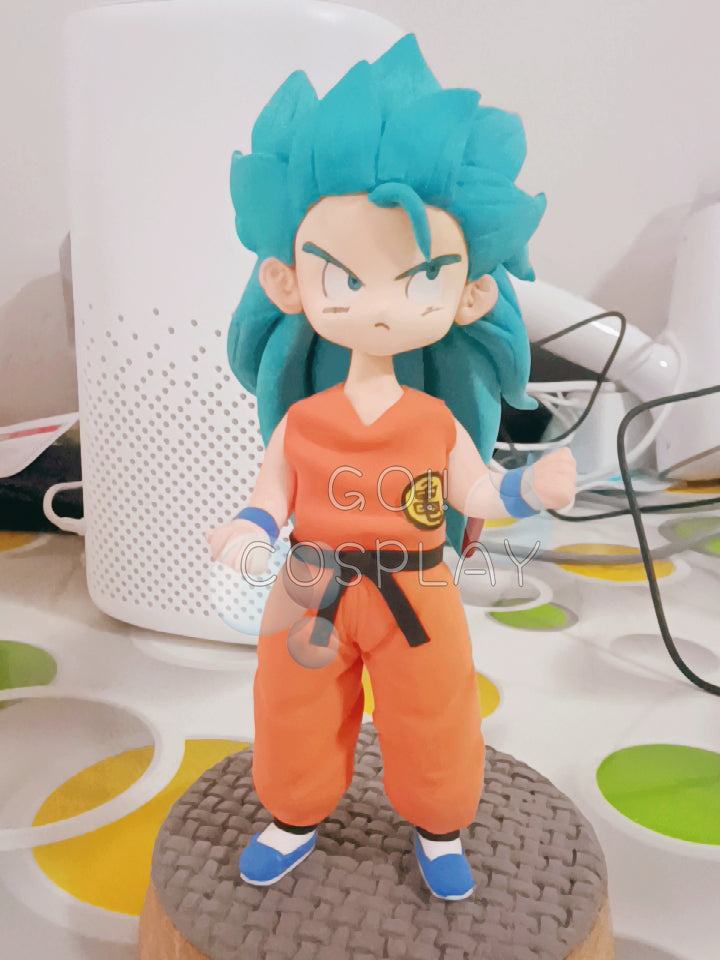 Goku Super Saiyan Blue 3 Clay Chibi Figure Buy – Go2Cosplay