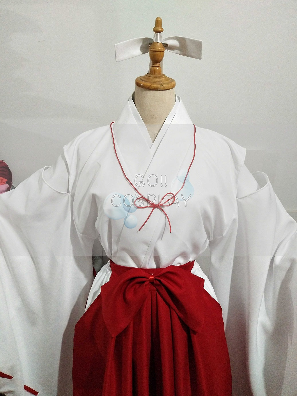 Kikyo Costume Miko Outfit from Anime Inuyasha Cosplay Buy – Go2Cosplay