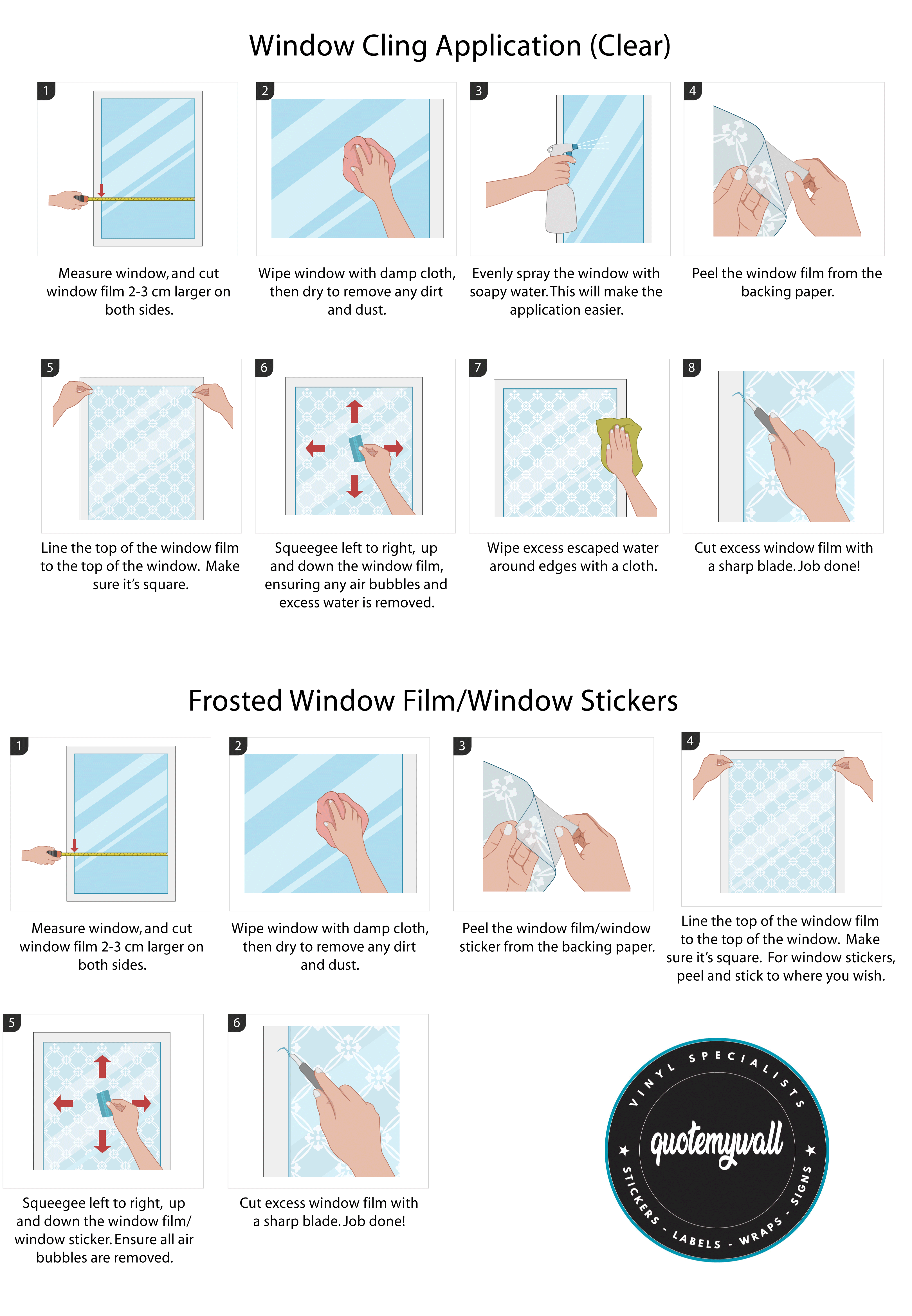 How to apply Window Film 