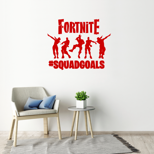 Fortnite Wall Sticker Squad Goals