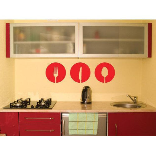 Kitchen Cutlery Wall Stickers