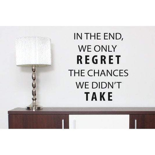 Motivational Wall Sticker Quote