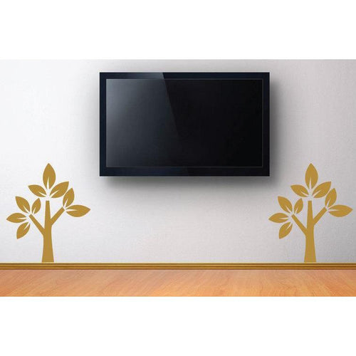 2 Abstract Tree Wall Stickers